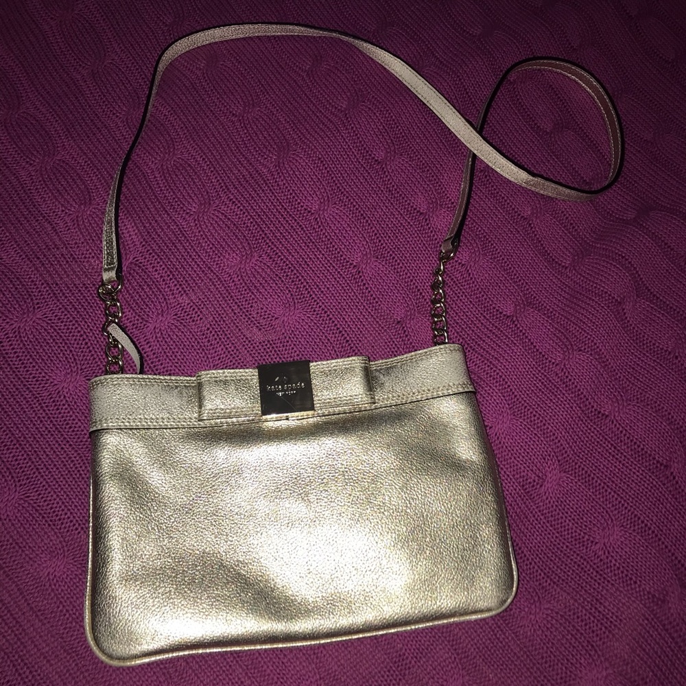 Kate Spade ♠️ gold crossbody